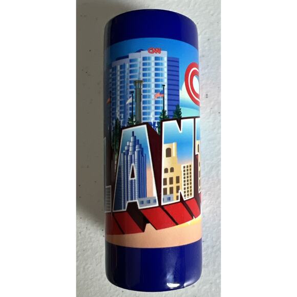 New Atlanta Georgia Tall Shot Glass Souvenir CNN - Picture 2 of 7